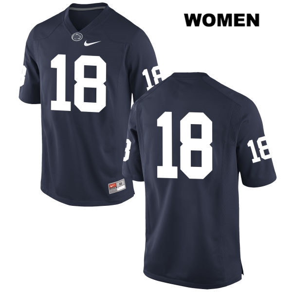 NCAA Nike Women's Penn State Nittany Lions Shaka Toney #18 College Football Authentic No Name Navy Stitched Jersey OUG3798AS